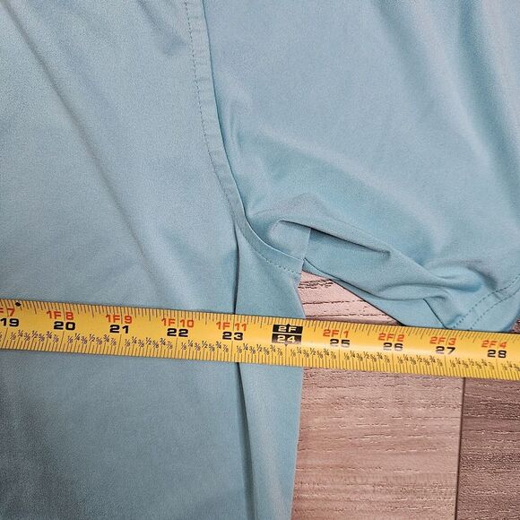 Peter Millar Summer Comfort Polo Golf Shirt Men's XL Golf Logo Blue Aqua - Picture 9 of 9